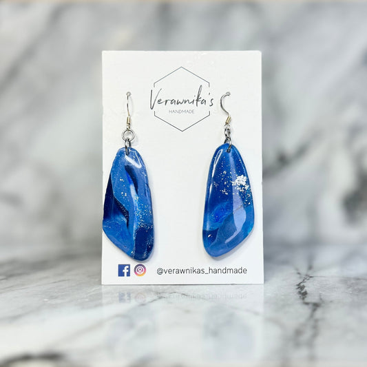 Blue Sea Collection: Handmade Original Earrings with Stainless Steel Backs Verawnika's Handmade