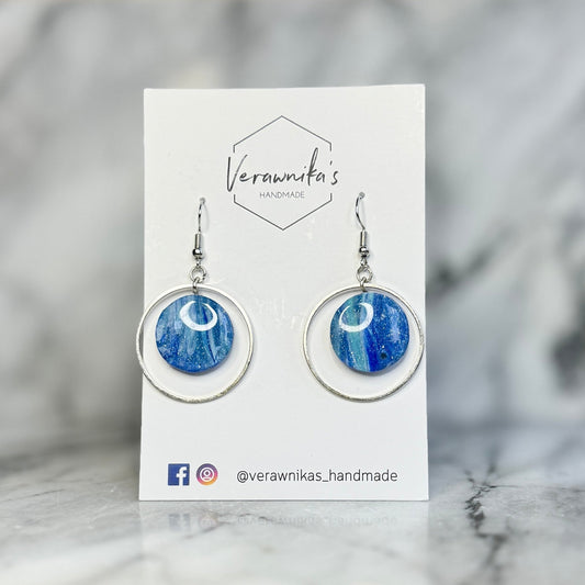 Blue Sea Collection: Handmade Original Earrings with Stainless Steel Backs Verawnika's Handmade